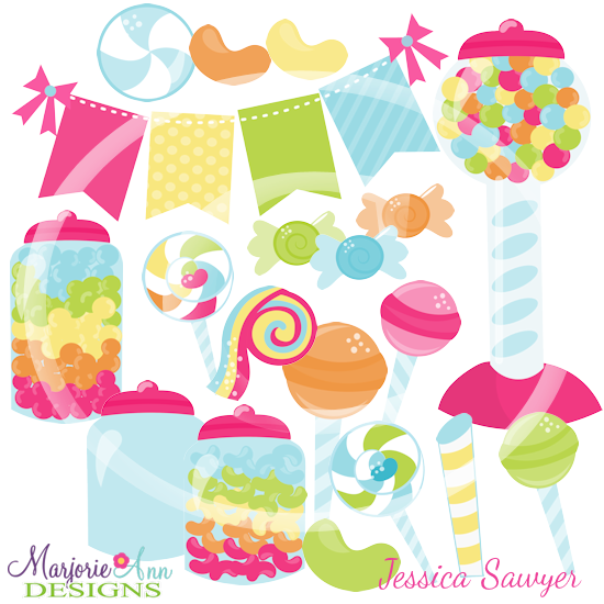 Candy Shoppe SVG Cutting Files/Paper Piecing Set - Click Image to Close